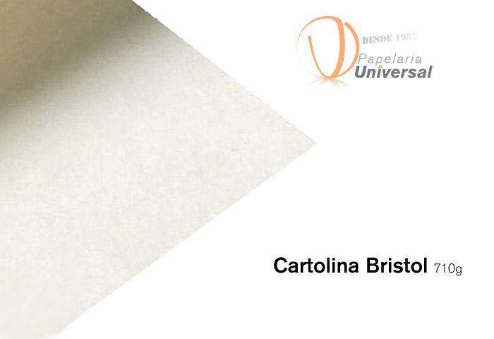Cartolina Bristol 70x100cm 710g Branco / Branco