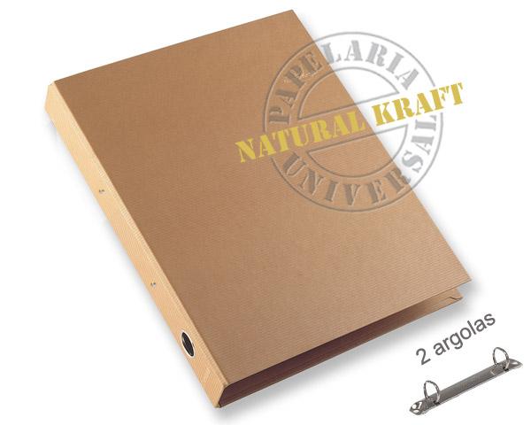 Dossier Ambar A4 40mm Kraft 2 Argolas Comercial