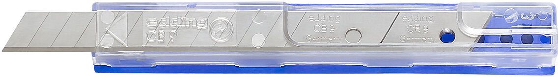 Lâminas Faca Cutter Edding CB  9mm (Emb.10)