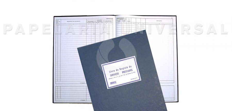 Livro Registo IVA Modelo  5 (PEB - 854) 25 Folhas