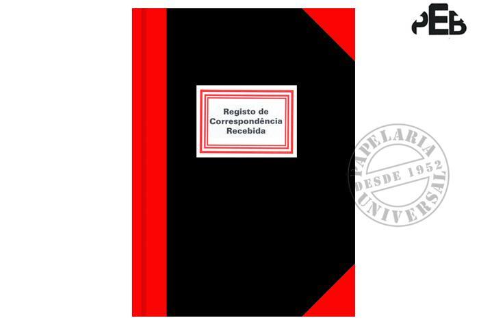Livro Registo Correspondência Recebida 753 100 Folhas