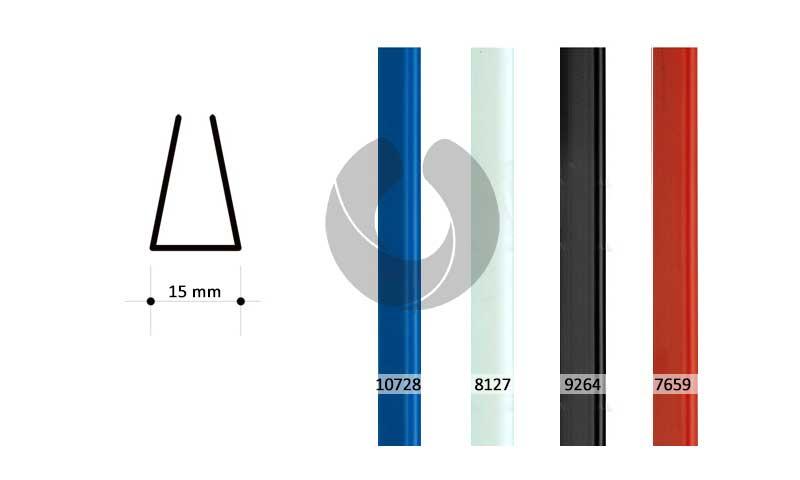 Baguete Encadernação Plástico A4 15mm Preto