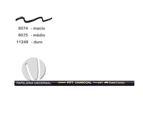 Lápis Carvão Faber-Castell 117411 (2907H) Preto Carvão Duro