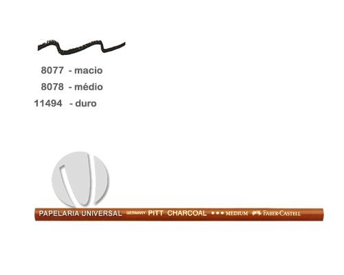 Lápis Carvão Faber-Castell 112993 Preto Carvão Duro