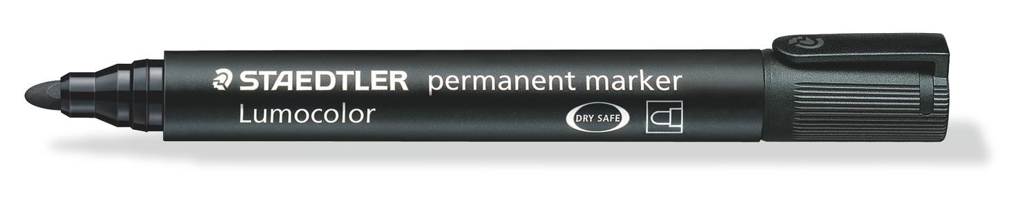 Marcador Staedtler 352-09 Permanent Preto