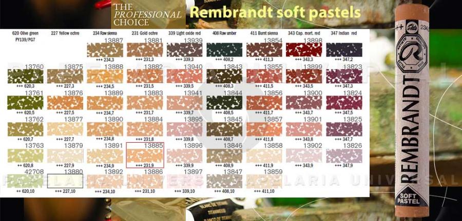 Lápis Pastel Rembrandt 3199.231.09 Ocre Ouro