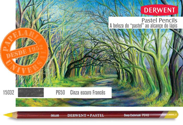 Lápis Pastel Seco Derwent P650 Cinza Escuro Francês
