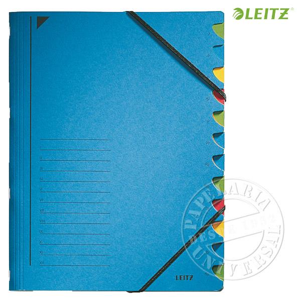 Pasta Classificada Leitz 3912-35 Azul 12 Divisórias