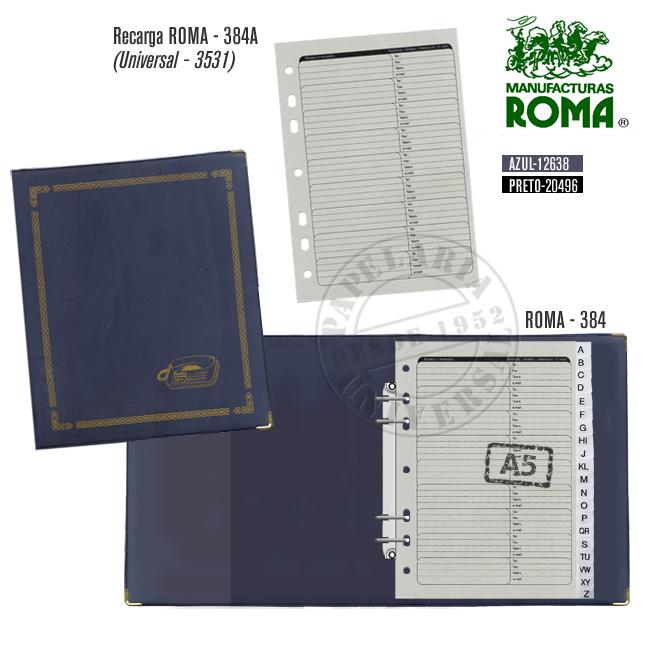 Lista Telefónica Roma 384-01 Preto