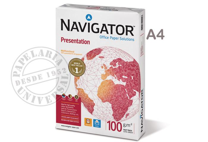 Papel Fotocópia Navigator Presentation A4 100g 500 Folhas