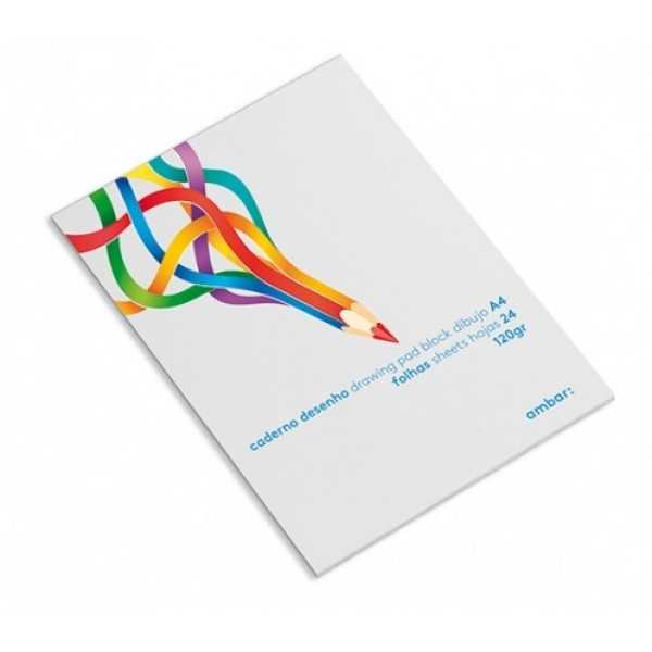 Bloco Papel Cavalinho Ambar A4 112-V-G 24F 120g