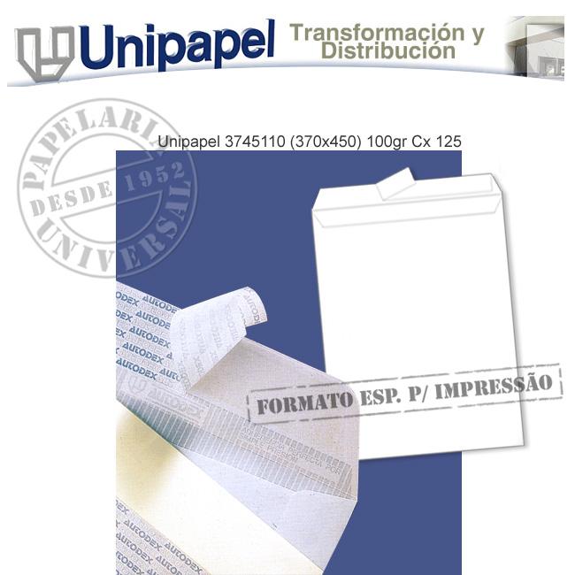 Envelope Saco Branco 370x450mm 311112 100g Plano-Print
