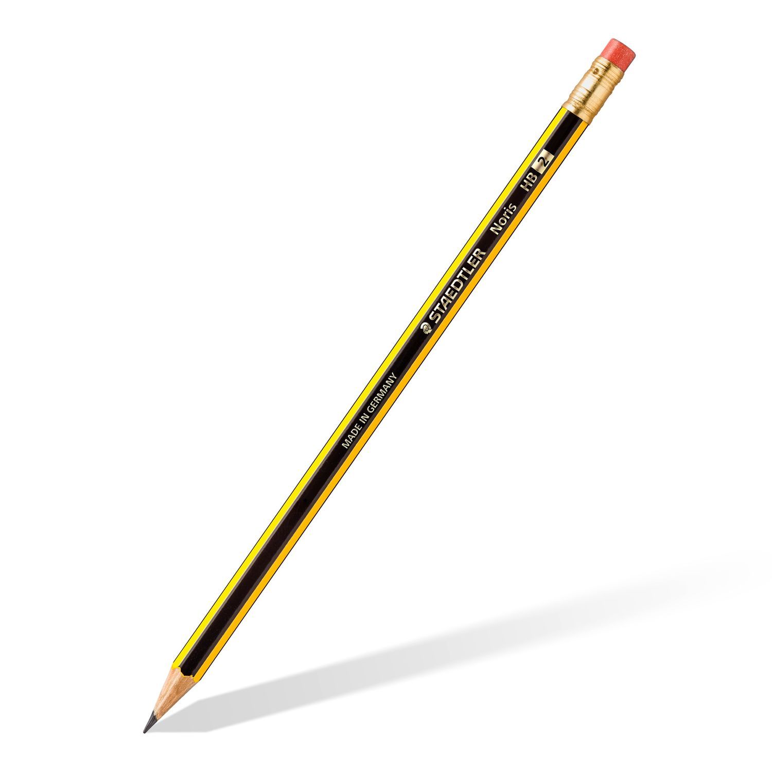 Lápis Grafite Staedtler Noris 122 Nº 2 HB com Borracha