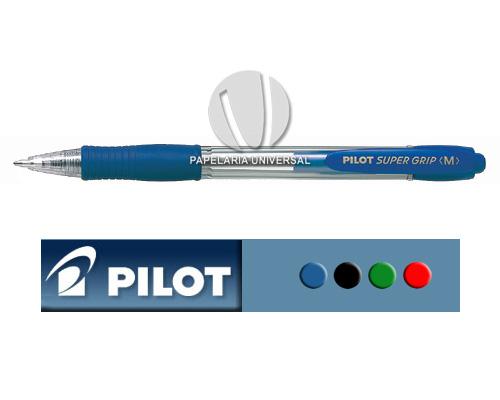 Esferográfica Pilot Super Grip M 1,0mm Azul