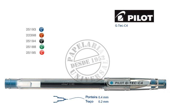 Marcador Pilot G-Tec-C4 Preto