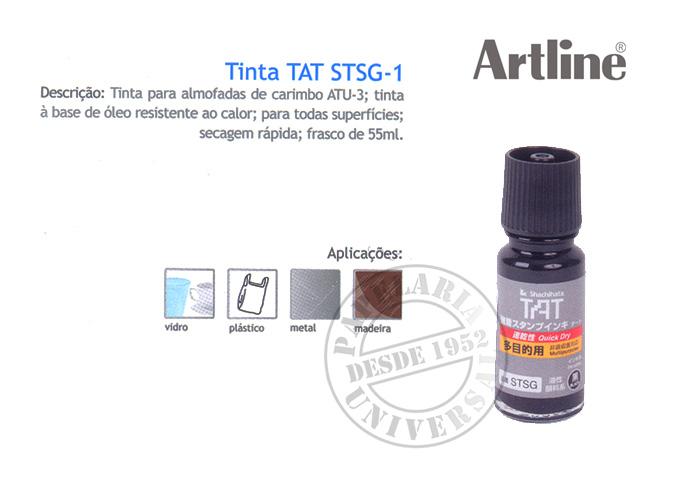 Tinta Carimbo Artline TAT ESSG-1 (55ml) Branco