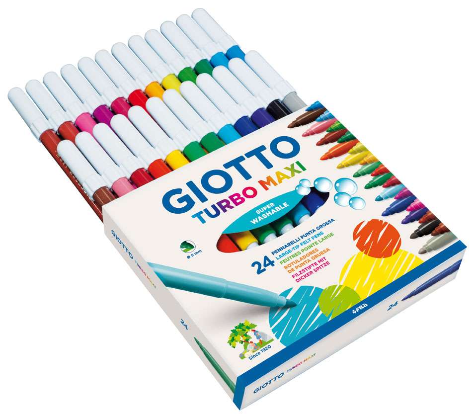 Marcador Giotto Turbo Maxi 4550-00 Cx.24