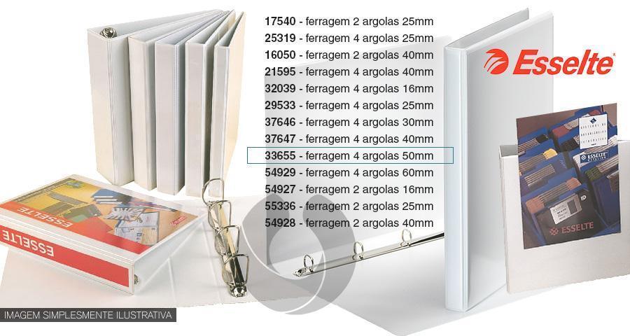 Dossier Esselte 49705 Din A4 4x50mm Panorama Branco