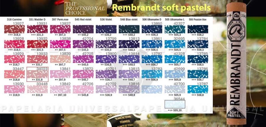 Lápis Pastel Rembrandt 3199.331.08 Laca Garança Escuro
