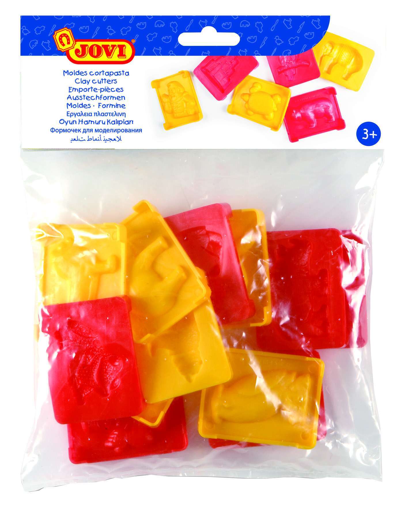 Conjunto moldes Jovi 8 c/12 figuras variadas