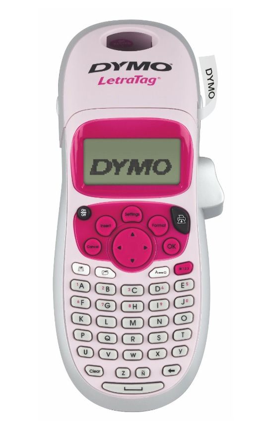 Máquina Etiquetar Dymo Letratag S0962200 Rosa