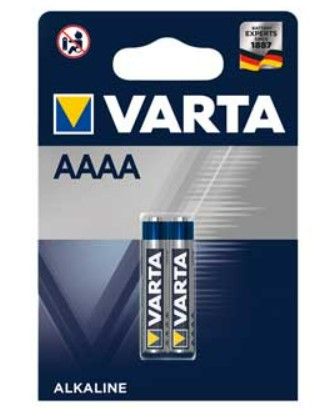 Pilha Varta LR61 AAAA 1.5V (4061) Blister 2un