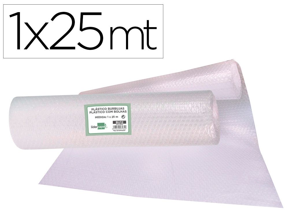 Rolo Plastico com Bolhas 1,0mtX25mts (23234)