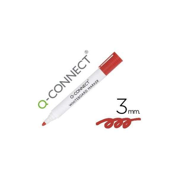Marcador Q-Connect KF26037 (Q. Branco) Vermelho