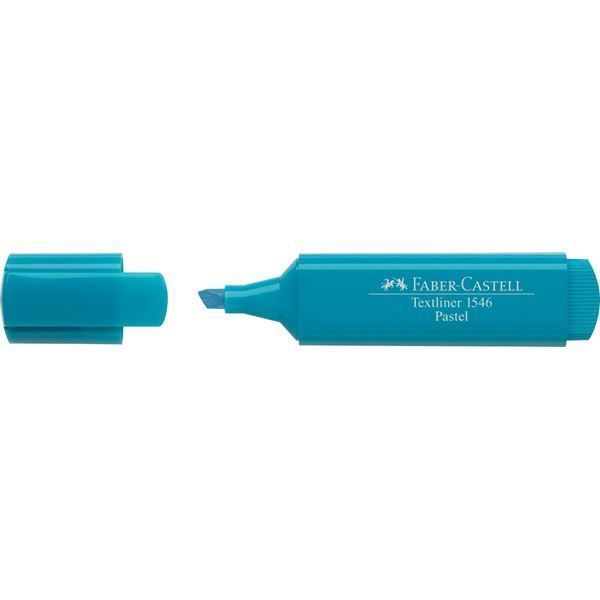 Marcador Faber-Castell 154658 Textliner Pastel Azul Turquesa