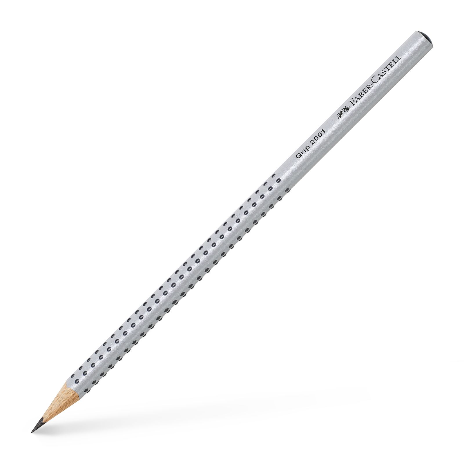 Lápis Grafite Faber-Castell 117001 Grip 2001 Nº 2 = B Cinza