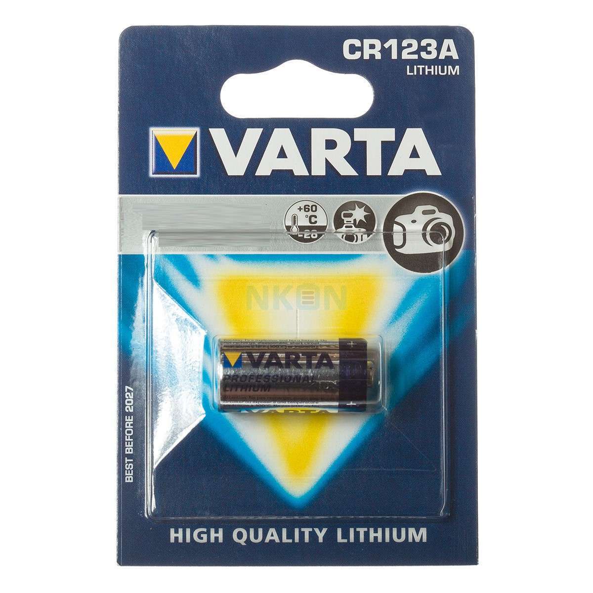 Pilha Varta CR123A Industrial Lithium 3V