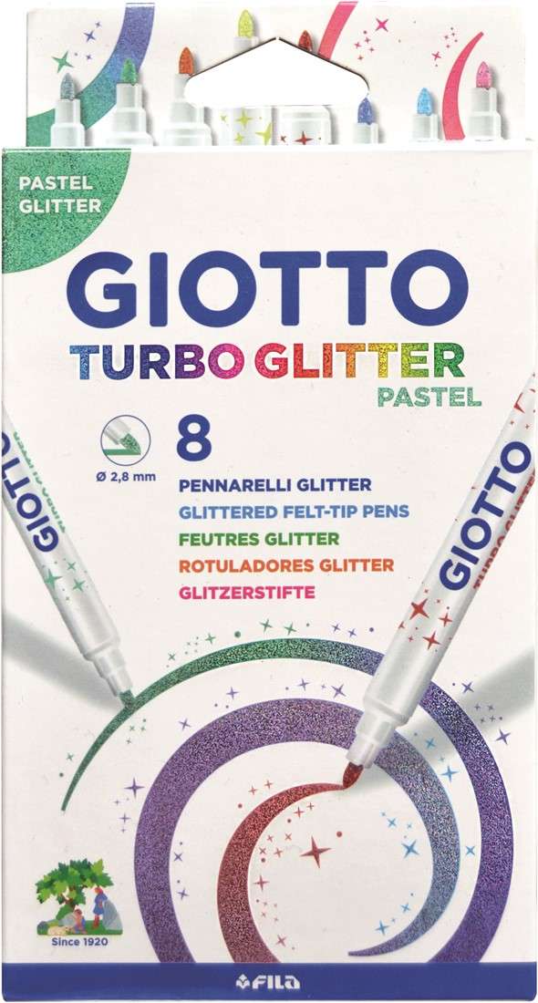 Giotto Decor Glitzerkleber – 5 Stifte In Pastellfarben, Ideal Zum Dekorieren Von Karten & Bastelprojekten