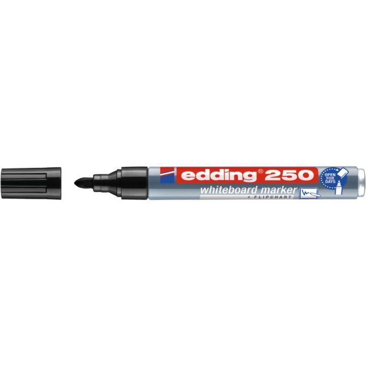 Marcador Edding  250-01 Quadro Branco Preto