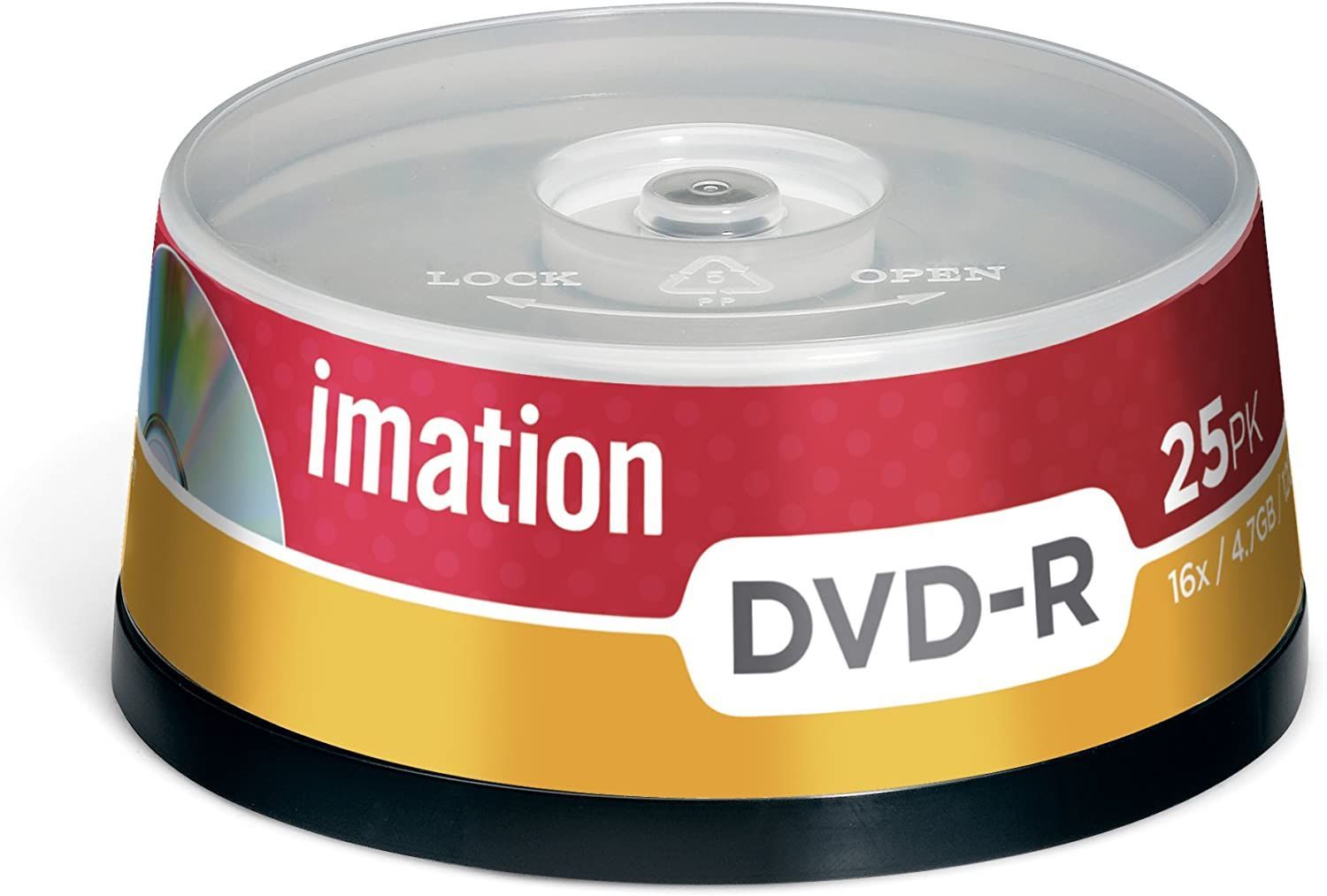 DVDR Imation 4.7GB 16X (21979) Spindle 25 [Ref. 98414]
