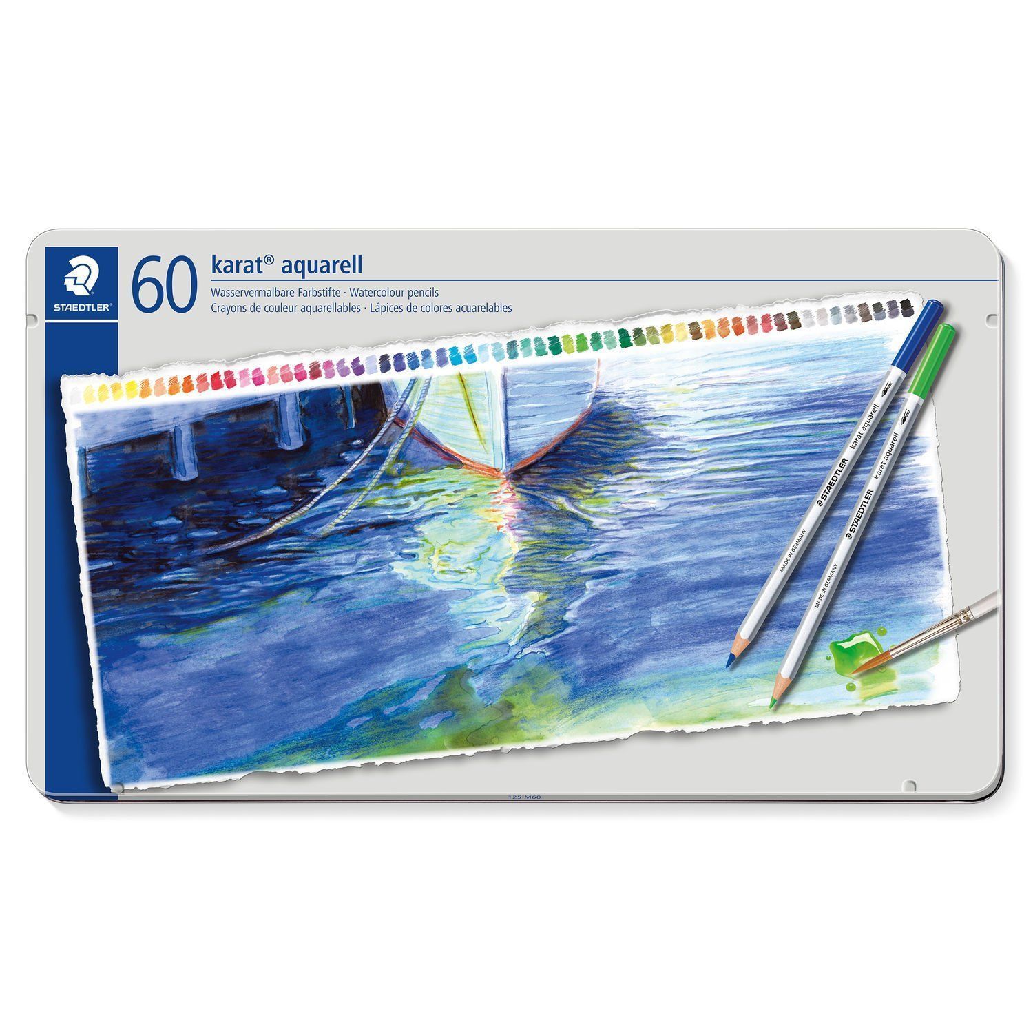Lápis Cor Staedtler Karat Aquarell 125 M60 Cx.60