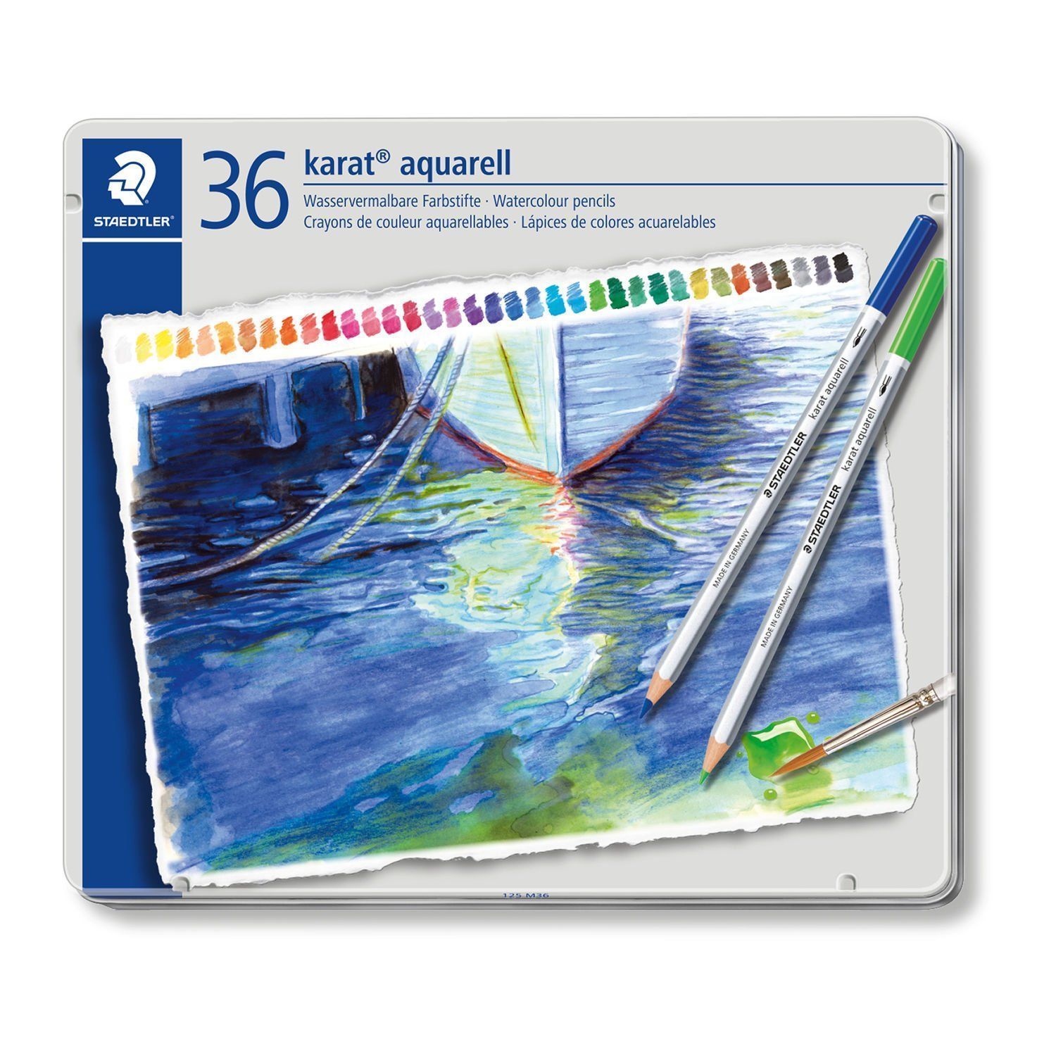 Lápis Cor Staedtler Karat Aquarell 125 M36 Cx.36