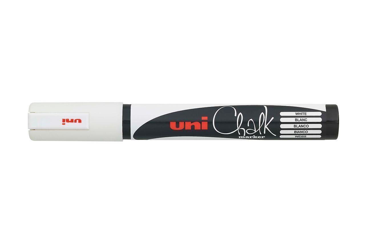 Marcador Uni Chalk PWE-5M (PWE500) Giz Liquido Branco