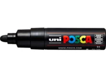 Marcador Uni Posca PC- 7M (24) Preto