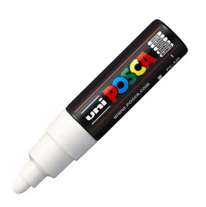 Marcador Uni Posca PC- 7M (1) Branco