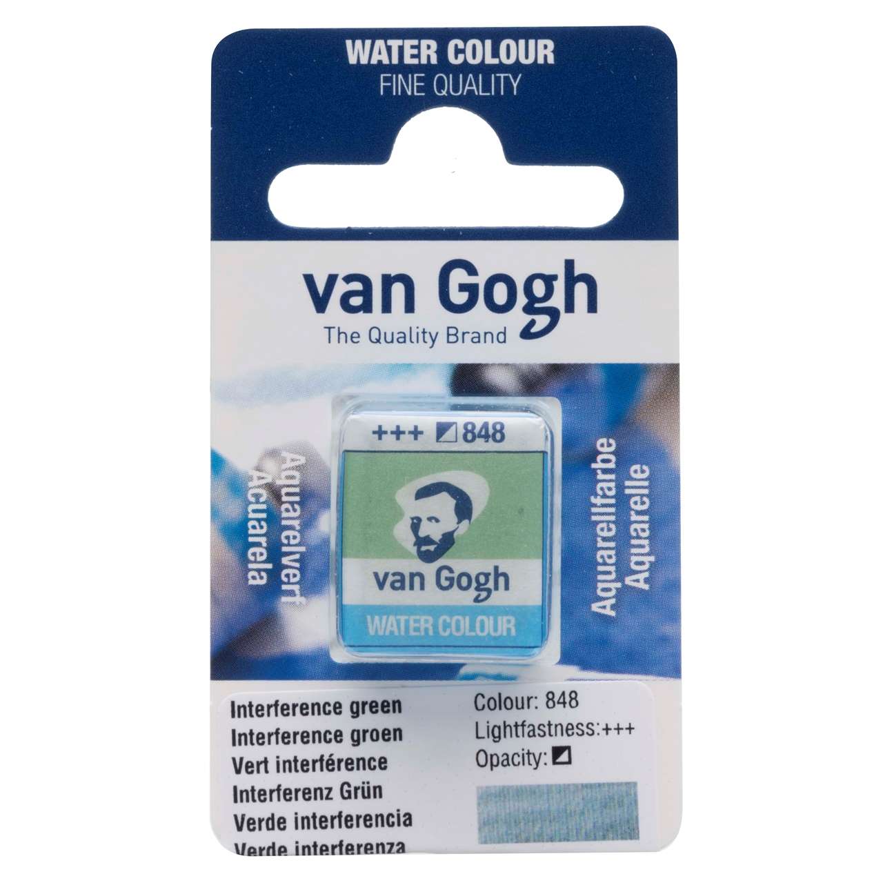 Aguarela Van Gogh 20868481 1/2 Pastilha Verde Interferencia