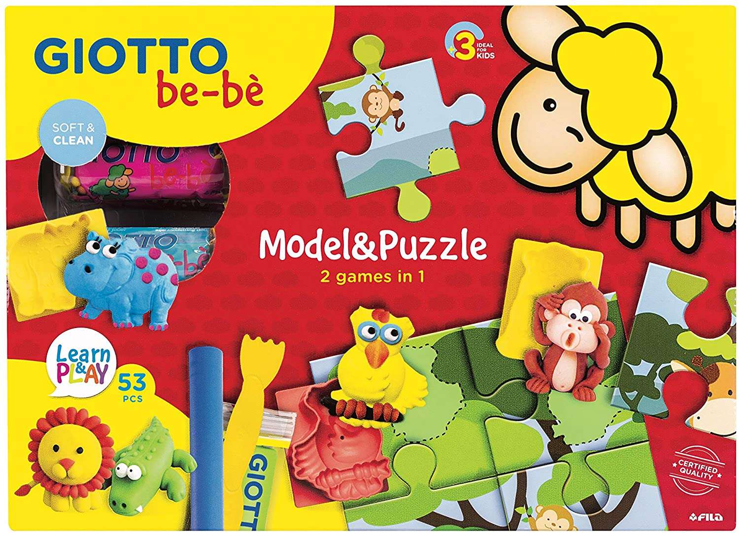 Kit Pasta Modelar Giotto be-bé 4798-00 My Model & Puzzle