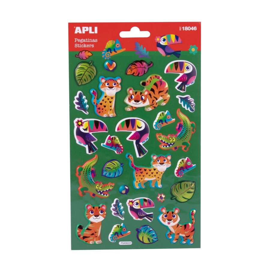 Stickers Adesivos Apli 18046 Animais Selva