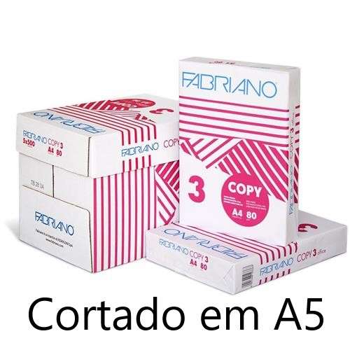Papel Fotocópia Fabriano Copy 2 (A5) 500 Folhas