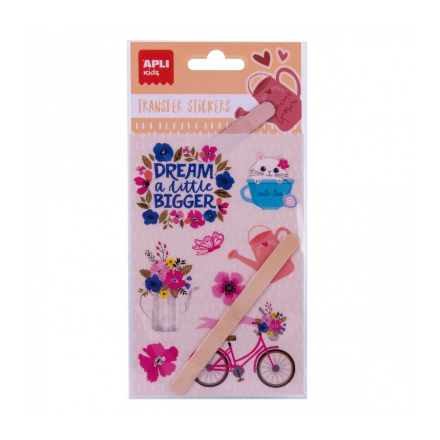 Stickers Adesivos Apli 18511 Transfer Flores