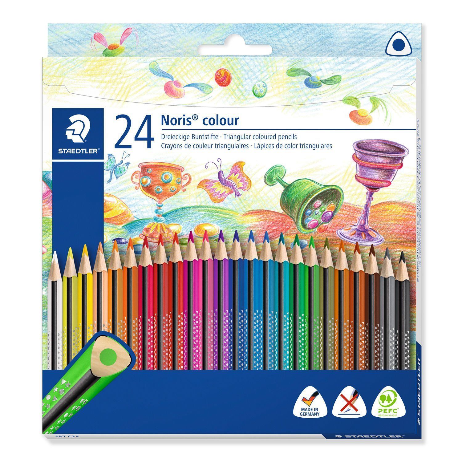 Lápis Cor Staedtler Noris Colour Wopex 187 C24