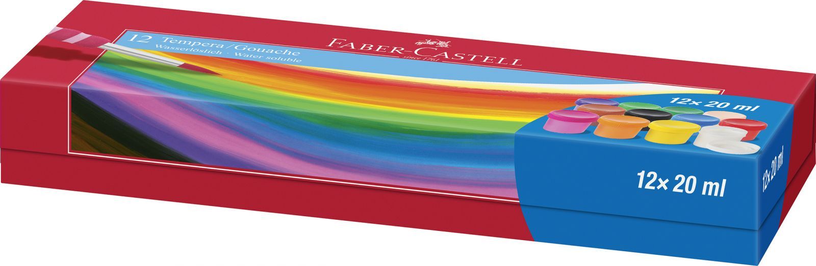 Guache Faber-Castell 121050 Cx.12 (20ml)