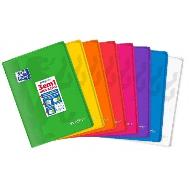 Caderno Agrafado A4 Oxford Easybook PP 400146921 48F Paut