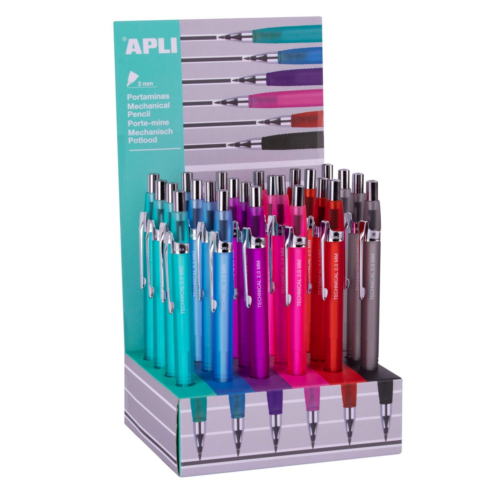Lapiseira Apli 18915 2mm Sortido