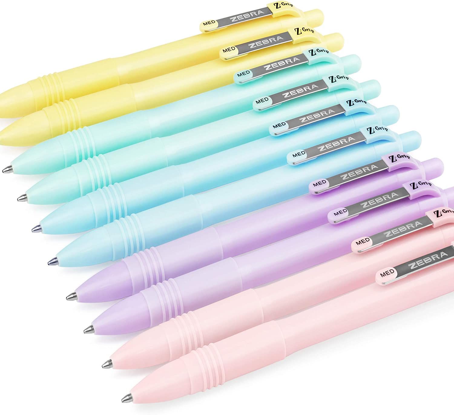 Esferográfica Zebra 91805 Z-Grip Smooth Amarelo Pastel
