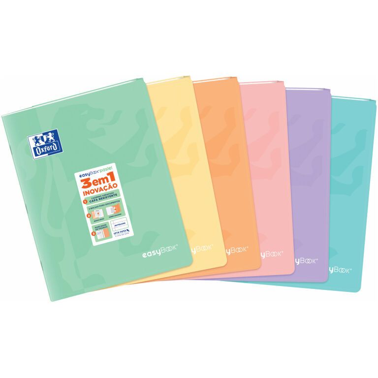 Caderno Agrafado A4 Oxford Easybook PP 400161382 48F Paut